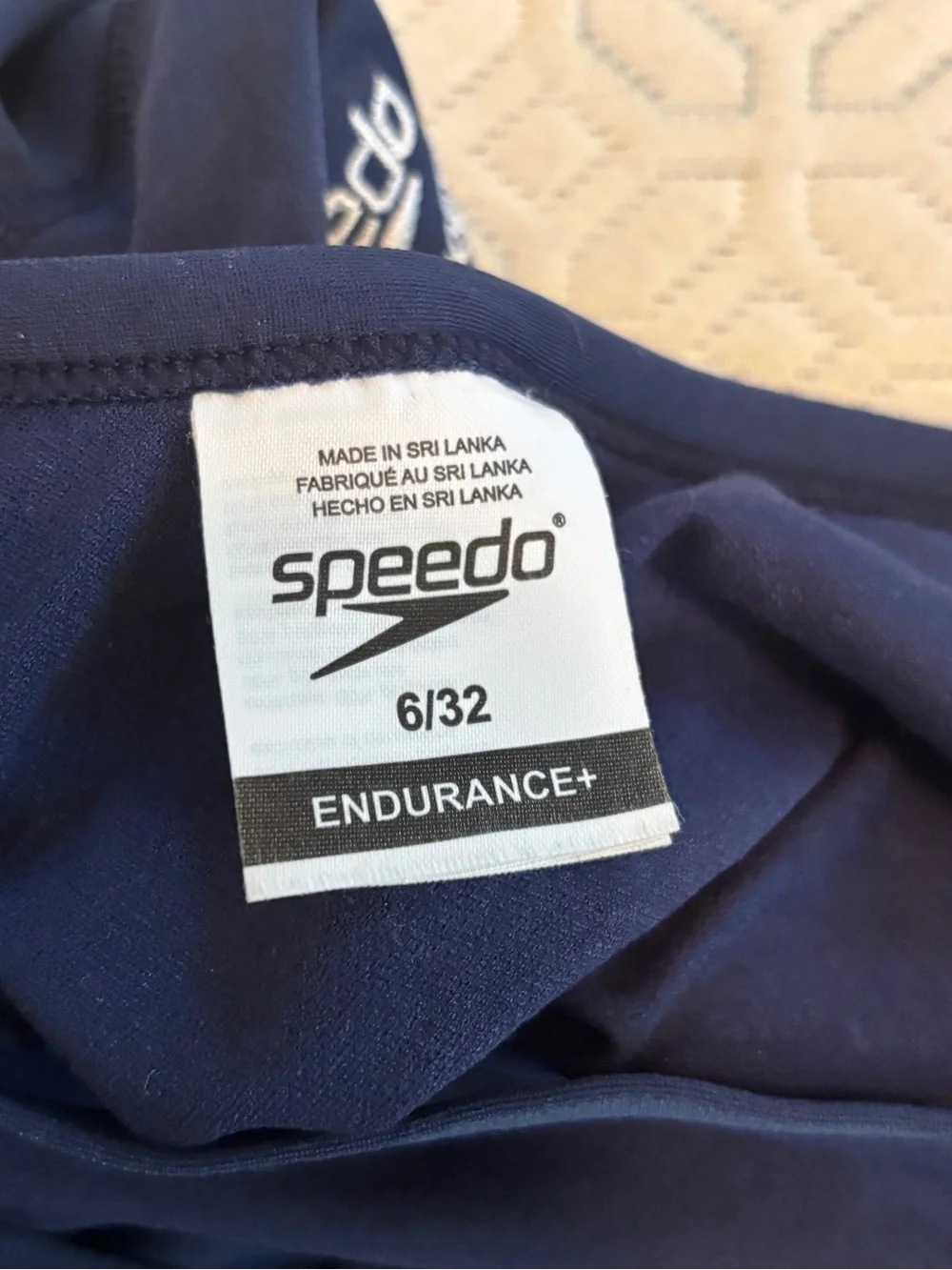 Speedo classic navy